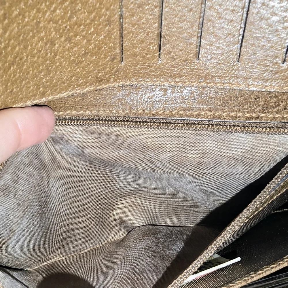 PROJECT - Vintage Gucci Canvas Wallet with Kisslock Coin Pouch